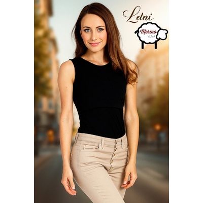 Krásná mamka kojicí Love MERINO black – Zbozi.Blesk.cz