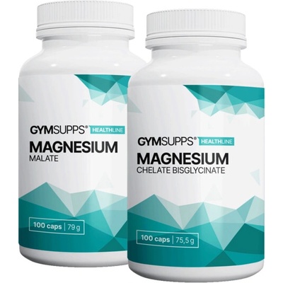 Magnesium Malate 100 kapsúl + Magnesium Bisglycinate 100 kapsúl