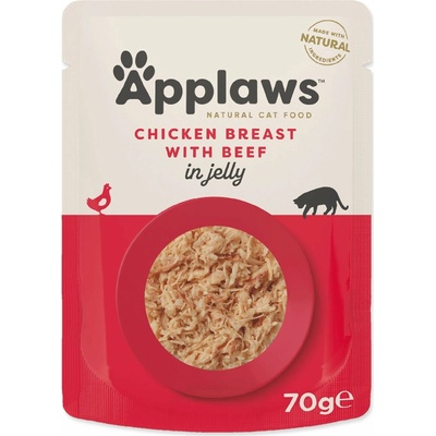 Applaws Cat kuřecí prsa a hovězí jelly 70 g