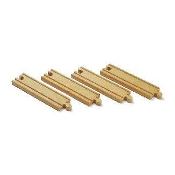 Brio 33335 Střední koleje rovné 144 mm 4 ks