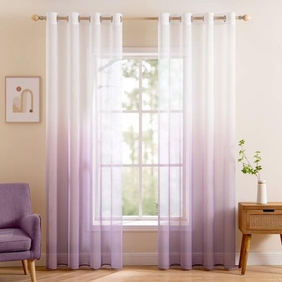 Záclony Miulee 2P Discolor Voile Curtai