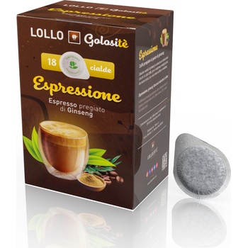 Lollo Caffé ESE капсули за кафе Lollo Café Ginseng Espressione женшен еспресо 18бр