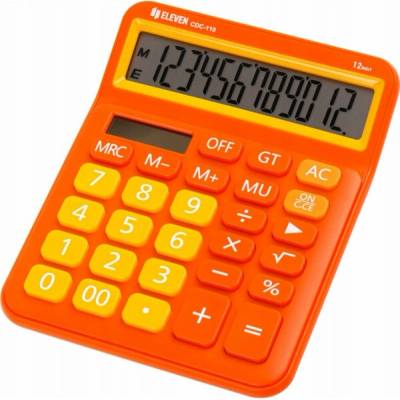 Eleven Oranžová stolní , jasně oranžová numerická tlačítka, CDC110OR