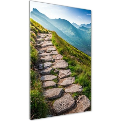 Vertikálny foto obraz sklo tvrdené Horský chodník 50x100 cm