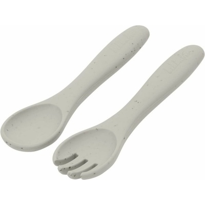 Kikkaboo Příbor 2 dílný Platinum Silicone Sand