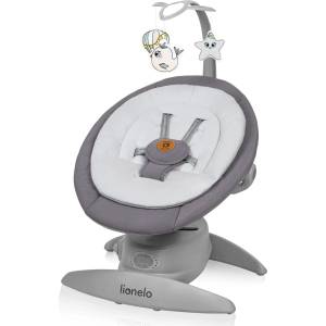 Lionelo Бебешка електрическа люлка Lionelo - Mell, Grey Stone (5903771707190) - baby