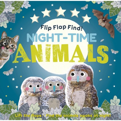 Flip Flap Find! Night-time Animals interaktivní kniha v angličtině