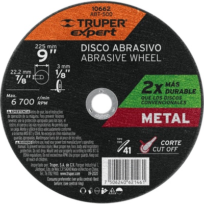 Truper eXpert Rezný kotúč ABT-500 230 mm 10662