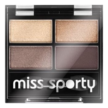 Miss Sporty Studio Colour Quattro Eyeshadow očné tiene 403 Smoky Brown Eyes 3,2 g