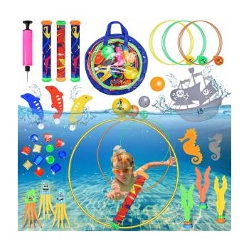 Colmanda Комплект за гмуркане Colmanda, 34 части, 15 х 10 х 2, 5 см, B0BXLC83F2