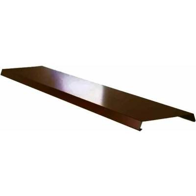 Atikový plech r.š.250mm Al Hliník lakovaný RAL 8004 cihlová dl.2m
