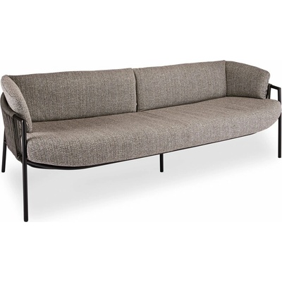 Stern Zoe 215x77x65 cm rám lakovaný hliník sand matt lankový výplet sand Mélange rosé rychleschnoucí výplň včetně krycí plachty – Hledejceny.cz