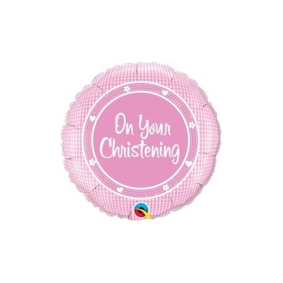 18" balónek ON YOUR CHRISTENING GIRL