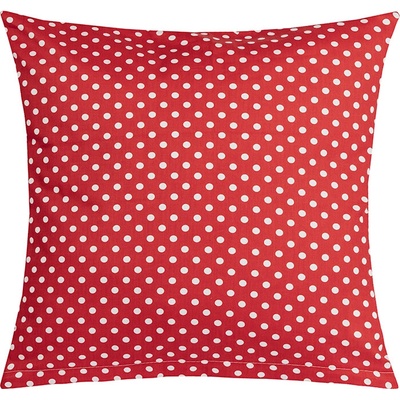 Bellatex bavlna satén bodky červená 40 x 40 cm