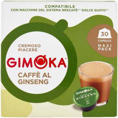 Gimoka ženšenová káva kapsule dolce gusto 30 ks