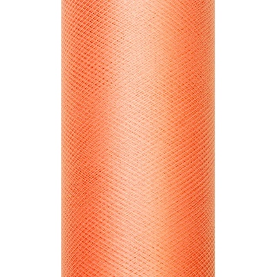 Tyl ORANŽOVÝ, šířka 30 cm, návin 9 m
