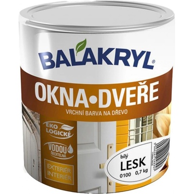 Balakryl Okna a dveře 0,7 kg bílá – Sleviste.cz