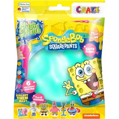 CRAZE Магически слайм Craze - SpongeBob с фигурка изненада, асортимент (C52754)