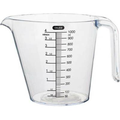 Plastová odměrka s výlevkou TORO 1000ml