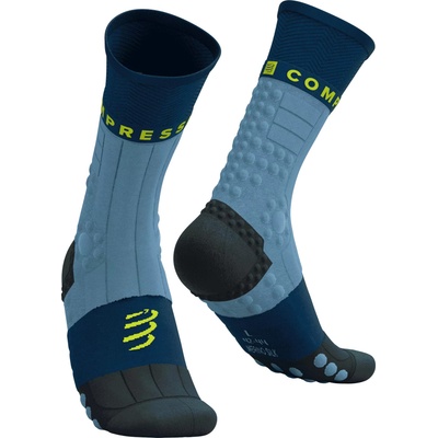 Compressport Чорапи Compressport Pro Racing Socks Winter Trail Син Velikost T2