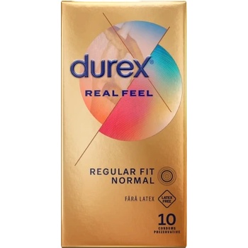 Durex 10 бр. Нелатексови презервативи Durex Real Feel