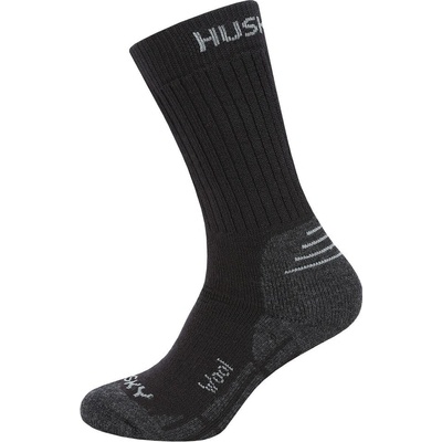 Husky ponožky All Wool čierna