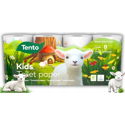 TENTO Kids Happy Pandas 8 ks