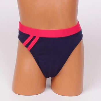 Image 1 of Детски бански слип в синьо и червено