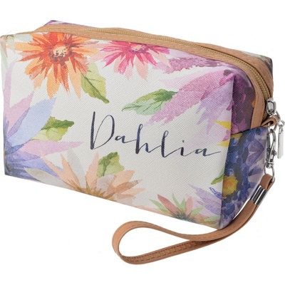 Clayre & Eef toaletní taštička s květinami Dahlia