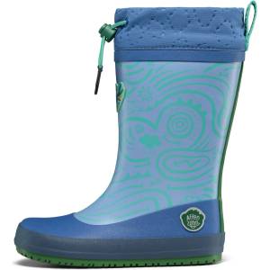 Affenzahn Детски гумени ботуши Affenzahn Kid's Gummistiefel Vegan Puddly Wellington boots - Bird of Paradise / Blue / Green - размер 24 (EU) (731-0330-0114)