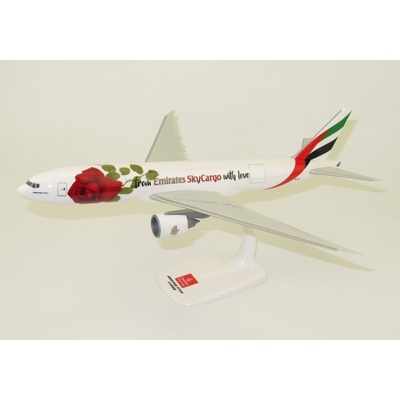 PPC Holland Boeing B777 F1H Emirates Sky Cargo Red Rose Colors Snap Fit 1:200