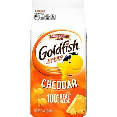 Goldfish krekry ve tvaru rybiček s příchutí čedaru 187 g