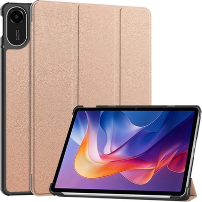 Vsetkonamobil 113652 LEATHER Zaklápací kryt pre Xiaomi Redmi Pad 2 ružovo-zlatý