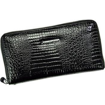 Jennifer Jones velká dámska kožená peňaženka čierna