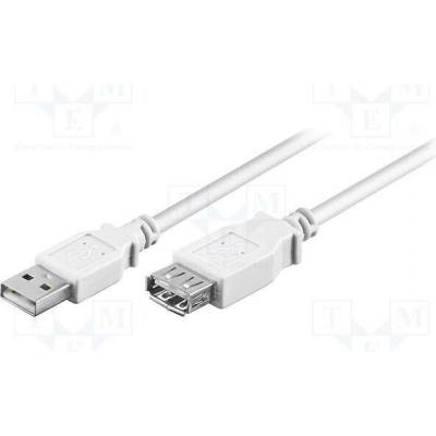 Goobay 96196 USB 2.0 USB A zásuvka USB A vidlice 0,3m bílý