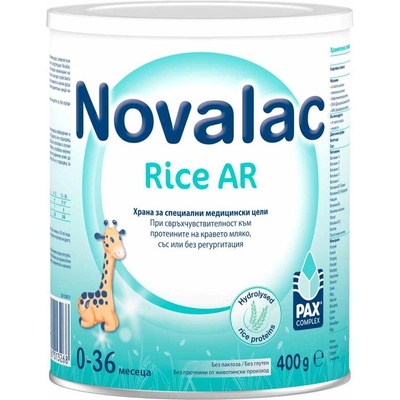 Medis Адаптирано мляко Novalac Rice AR - За специални цели, 400 g (3831061013268)
