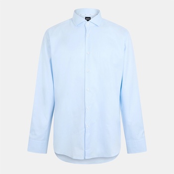 HUGO BOSS Риза с дълъг ръкав Boss Men's Long Sleeve Oxford Shirt - Blue
