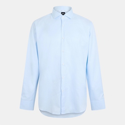 HUGO BOSS Риза с дълъг ръкав Boss Men's Long Sleeve Oxford Shirt - Blue