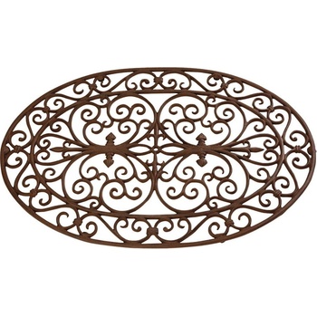 Esschert Design Best for Boots ornament hnědá litina oválná průměr 75 cm