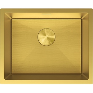 Mexen Trixo стоманена мивка с 1 отделение 540 x 440 mm, златен HC - 6414541000-55HC (6414541000-55HC) Мивка за вграждане
