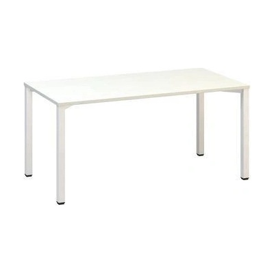 Alfa Office Kancelársky stôl Alfa 200 160 x 80 x 74,2 cm rovné vyhotovenie, dezén biela, RAL9010
