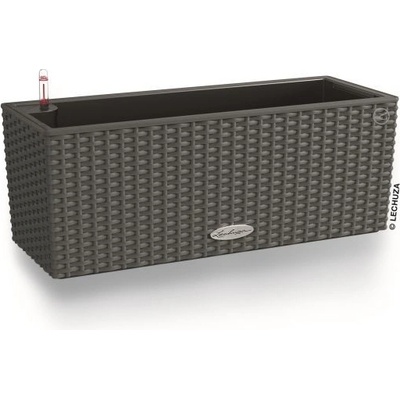 Lechuza Balconera Cottage granitová/čiernosivá so samozavlažovacím setom viac veľkostí 50cm