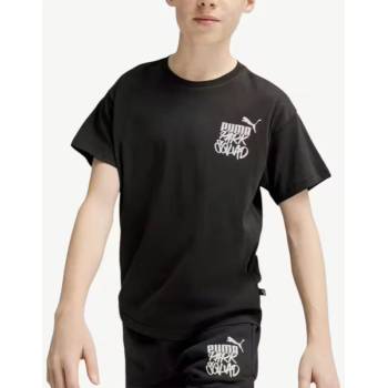 PUMA Essentials+ Mid 90's Graphic Tee Black