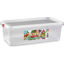 PLASTICFORTE Box na potraviny transparent 3700 ml 32,5 x 18 x 10,3 cm
