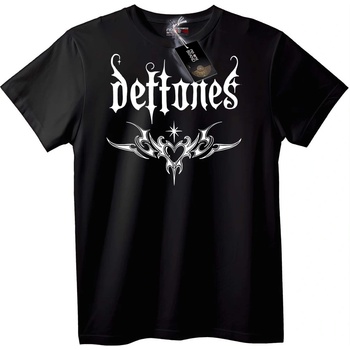 NOONEBRAND Тениска Лого на Deftones - M, Black