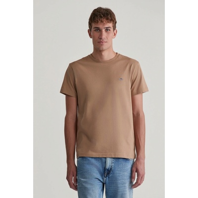 Gant Reg Shield SS t-shirt hnedé