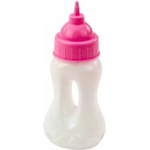 LEAN Toys Baby Doll With Feeding Bottle Pink Outfit Sounds 30cm