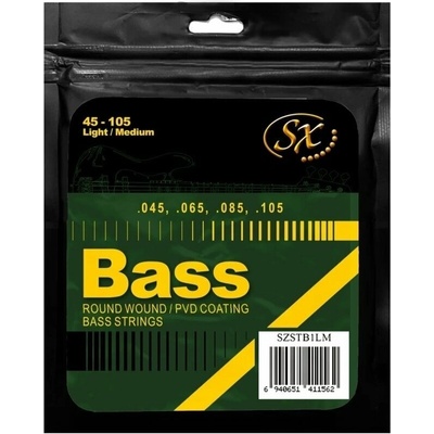 SX SZSTB1LM Light Top Medium Bottom Струни за бас китара