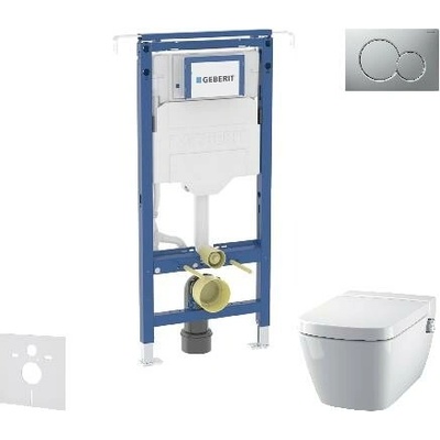 Geberit Duofix Tece One s tlačidlom Sigma01 SANI11CT2100