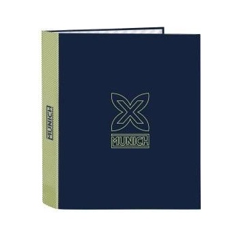 Munich Папка с пръстени Munich North Морско син A4 27 x 33 x 6 cm